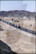 Bewachter Touristenbus, Luxor 1999