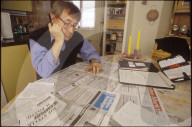 Otto Hill, 1. Mai-Redner, mit Stellenanzeiger 1994
