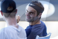 PEOPLE - Australian Open: Roger Federer beim Training