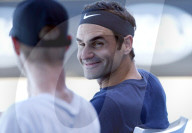 PEOPLE - Australian Open: Roger Federer beim Training