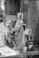 Religiöse Kunst auf dem Flohmarkt in Genf 1972