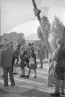 Rückkehr von Schweizer Kindern aus Frankreich bei Boncourt 1944