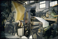 Recycling von Altpapier; Papierfabrik Bischofszell 1988