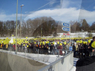 Demonstration in Kloten gegen Südanflüge