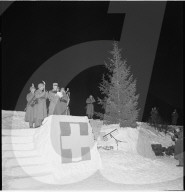 Soldatenweihnacht mit General Henri Guisan; 1943