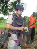 Blick-Reporter Micheal Fichter im Sudan, 2004