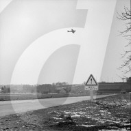 Gelände beim Militärflugplatz Dübendorf 1956