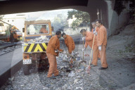 Aufräumen am Letten 1994