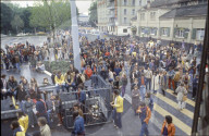 Jugend-Demonstrationen in Zürich 1980