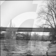 Bern, Monbijoubrücke, Bundeshaus; 1962