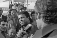 Muhammad Alis Ankunft in Zürich-Kloten 1971
