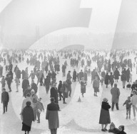 Seegfrörni Zürich 1963, Spaziergänger