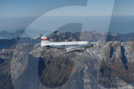 DC-3 über den Glarner Alpen