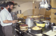 Toni Häcki, Wirt im Bergrestaurant Flühmatt 1989
