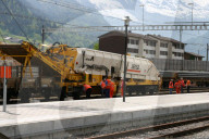 Bahnunfall Dürrenast 2006: Schotterwagen wird untersucht