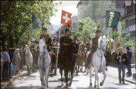 Umzug von Dragonern in Frauenfeld, 1994