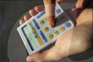 "Telecash"-Gerät für Teilnahme an Gewinnspielen am Fernsehen, 1993