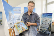 Valentin Roschacher, Maler im Atelier
