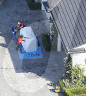 EXKLUSIV - Kylie Jenner lässt sich von Handwerkern ihr Babyzimmer bauen