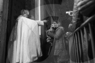 NEWS - Spanien: Tiere werden gesegnet am  St. Antoniustag (s/w)	