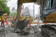 Bellvue Zürich Baustelle 2009