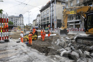 Bellvue Zürich Baustelle 2009