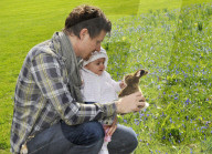 Tim Wieland mit Tochter Malu