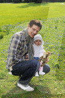 Tim Wieland mit Tochter Malu