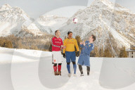 Stéphane Chapuisat, Paulo Sérgio, Baschi, Ice Snow Football 2013