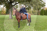 Alina Buchschacher, Miss Schweiz 2011 mit Springreiter Martin Fuchs 2013