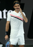 PEOPLE - Australian Open: Roger Federer gegen Tomas Berdych 