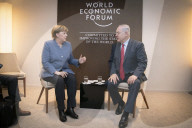 NEWS - WEF: Angela Merkel in Davos