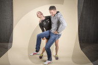 Selina Gasparin, Schweizer Biathletin und Dario Cologna, Schweizer Skilangl�ufer 2014 