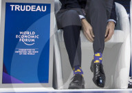 NEWS - WEF:  Justin Trudeaus neue Socken