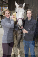 Fiona Hefti, Miss Schweiz 2004 mit Martin Fuchs, Springreiter 2014