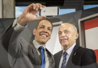 Ueli Maurer, Bundesrat bei der "Tour de Gripen" 2014