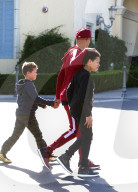 EXKLUSIV - Daddy on Duty: Jeremy Meeks mit den Kids in Calabasas unterwegs