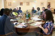 PEOPLE -  Melinda Gates besucht ihre Stiftung in Burkina Faso