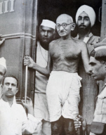 Gandhi visits Lahore 1947.