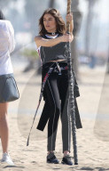 EXKLUSIV - Ganz die Mama: Kaia Gerber beim Fotoshooting für Karl Lagerfeld