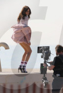 EXKLUSIV - Ganz die Mama: Kaia Gerber beim Fotoshooting für Karl Lagerfeld