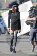 EXKLUSIV - Ganz die Mama: Kaia Gerber beim Fotoshooting für Karl Lagerfeld