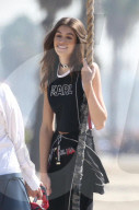 EXKLUSIV - Ganz die Mama: Kaia Gerber beim Fotoshooting für Karl Lagerfeld