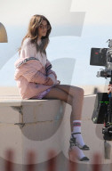 EXKLUSIV - Ganz die Mama: Kaia Gerber beim Fotoshooting für Karl Lagerfeld