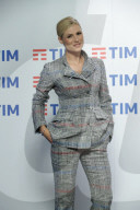 PEOPLE - Michelle Hunziker beim Fototermin des Sanremo Music Festivals