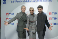 PEOPLE - Michelle Hunziker beim Fototermin des Sanremo Music Festivals