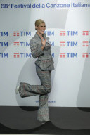 PEOPLE - Michelle Hunziker beim Fototermin des Sanremo Music Festivals