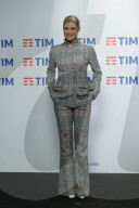 PEOPLE - Michelle Hunziker beim Fototermin des Sanremo Music Festivals