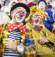 FEATURE - Clown-Gottesdienst: Clowns feiern den Ur-Clown Grimaldi