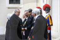 NEWS - Ausschreitungen während Staatsbesuch von Recep TayyipErdogan beim Papst